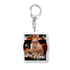 うさぎのうみちゃんねるショップのマダムうさぎ-うさぎのうみ Acrylic Key Chain