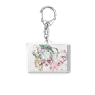 Pointillism loveの春の妖精 Acrylic Key Chain