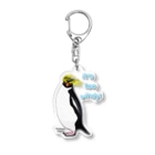 LalaHangeulのRockhopper penguin　(イワトビペンギン) Acrylic Key Chain
