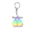 くちばし商会のぶりぶりな鳥 Acrylic Key Chain