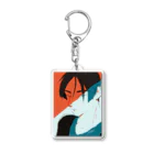 めおShopの真ん中分けboy Acrylic Key Chain