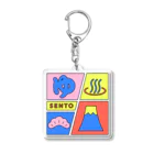 あさ商店の♨️SENTO Acrylic Key Chain