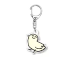 食べれる花（おいしい）の鳥ひよこマイケルくん Acrylic Key Chain