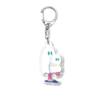 CHIMNEY雑貨店のぬいぐるみとななしのおばけちゃん Acrylic Key Chain