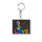 miritakaの時間のLOVE CAT Acrylic Key Chain