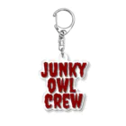 junky owl crew のjunky owl crew official item アクリルキーホルダー