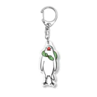 ふろしき文鳥のお店の直立のふろしき文鳥 Acrylic Key Chain