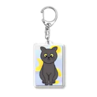 ロジローの興味津々　月夜と太陽 Acrylic Key Chain