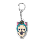 2216studioのポンポン帽子のフレブルちゃん。 Acrylic Key Chain