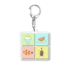 ハナのお店の夏模様 Acrylic Key Chain