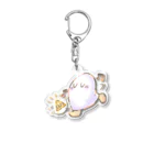 オムタマスタジオのメジェド Medjed ~The Smiter~(ダンス) Acrylic Key Chain