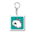 イラスト MONYAAT のOMGなポメラニアンB*st*ak Acrylic Key Chain