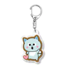 三つ子のきつねこ Shopの三つ子のきつねこ Acrylic Key Chain