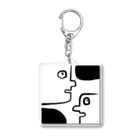 _kanta_のシュールフェイス Acrylic Key Chain