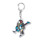 もしもしこちら文鳥のベース担当の文鳥 Acrylic Key Chain