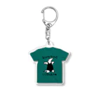 いきものや のの(本館)の通さぬミナミコアリクイTシャツ【緑】 Acrylic Key Chain