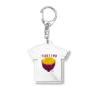 イラスト MONYAAT の焼き芋 食べ過ぎ*Tシャツ型 Acrylic Key Chain