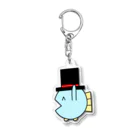 魚の4コマの魚マジシャンアクリルキーホルダー Acrylic Key Chain