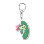 kima-maniのかっぱのかわのすけ-きゅうりがまっこと好きながよ- Acrylic Key Chain