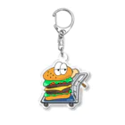 くぜさえの台車バーガー Acrylic Key Chain