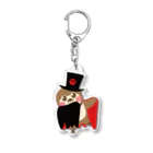 “すずめのおみせ” SUZURI店の魔界のだいちゃん Acrylic Key Chain