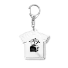 イラスト MONYAAT のカリカリで幸せな食パン*Ｔシャツ型 Acrylic Key Chain