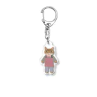 Peach and Jerryのちゃいろいねこちゃん Acrylic Key Chain