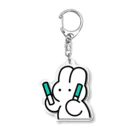 nsnのうさぎちゃんペンライト(緑) Acrylic Key Chain