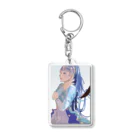 どら＊Illustの青の姫 Acrylic Key Chain