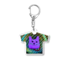 ちびもりのグレコ(PURPLE) Acrylic Key Chain