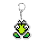 大草原のねこちやんのドットカマキリ Acrylic Key Chain