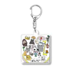 ぶぃっぷの展示会のいらっしゃいぱんだ Acrylic Key Chain