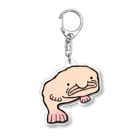 大草原のねこちやんのニュウドウカジカ Acrylic Key Chain