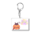 ゆるふわ館長 遥和- はるか -/天泣 白雨の天泣白雨とハッピーハロウィン Acrylic Key Chain