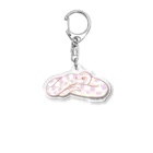 もむのふの爬虫類グッズやさんのコ－ンスネーク（スノー）アクキー Acrylic Key Chain