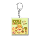 こもれび村のハッピーモーニング Acrylic Key Chain