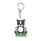 inunootomoのStuffed Bostonterrier. Acrylic Key Chain