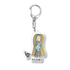 ビールとアート TM-3 Designの ワイン貴族（アマビエ） Acrylic Key Chain