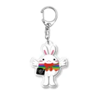 *NAGI*（ナギ）の旅うさぎ・卯卵（うらん） Acrylic Key Chain