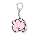 umi工房のお店のらぶいうさぎ捕獲 Acrylic Key Chain