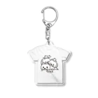 イラスト MONYAAT のいつでも待機中のつづき_F*Tシャツ型 Acrylic Key Chain