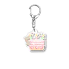 Chatoranのちーくまケーキ Acrylic Key Chain