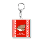 イラスト屋　千晴の沖縄伝統野菜　ヤマン Acrylic Key Chain