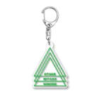 御岳の緑の梢の夏 Acrylic Key Chain