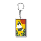 大賀一五の店の一月・松に兎 Acrylic Key Chain