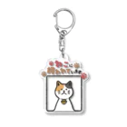 Atelier Zakiのねこに飼われています【三毛猫】 Acrylic Key Chain