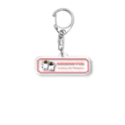 ヤママユ(ヤママユ・ペンギイナ)のロックホッパー×ピクセルロゴ Acrylic Key Chain