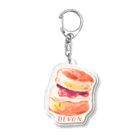 ogura kyoko illustrationのDevon クリームが先！ Acrylic Key Chain