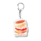 ogura kyoko illustrationのCornwall ジャムが先！ Acrylic Key Chain