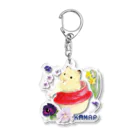 KAMAP ＆ Ricaの【KAMAP】お花とキンクマ Acrylic Key Chain